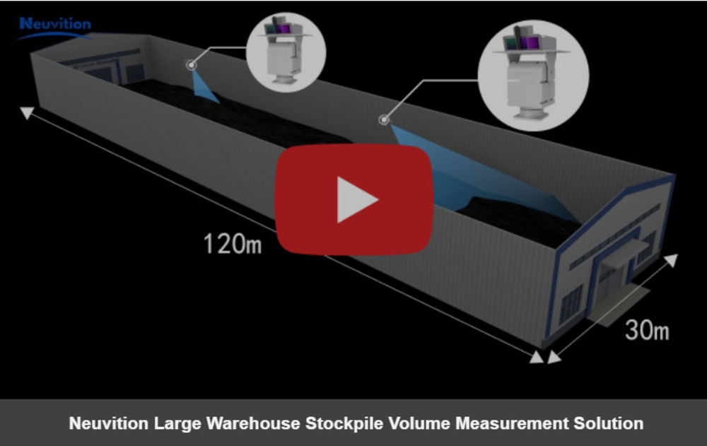 Large Warehouse Stockpile Volume Measurement Solution